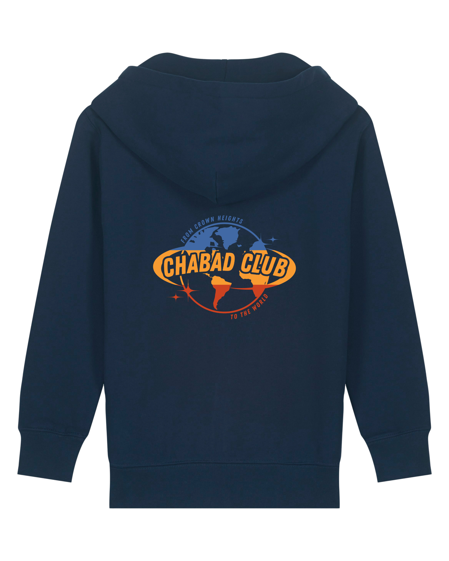 CHABAD CLUB GILET ENFANT 770 NAVY VERSO