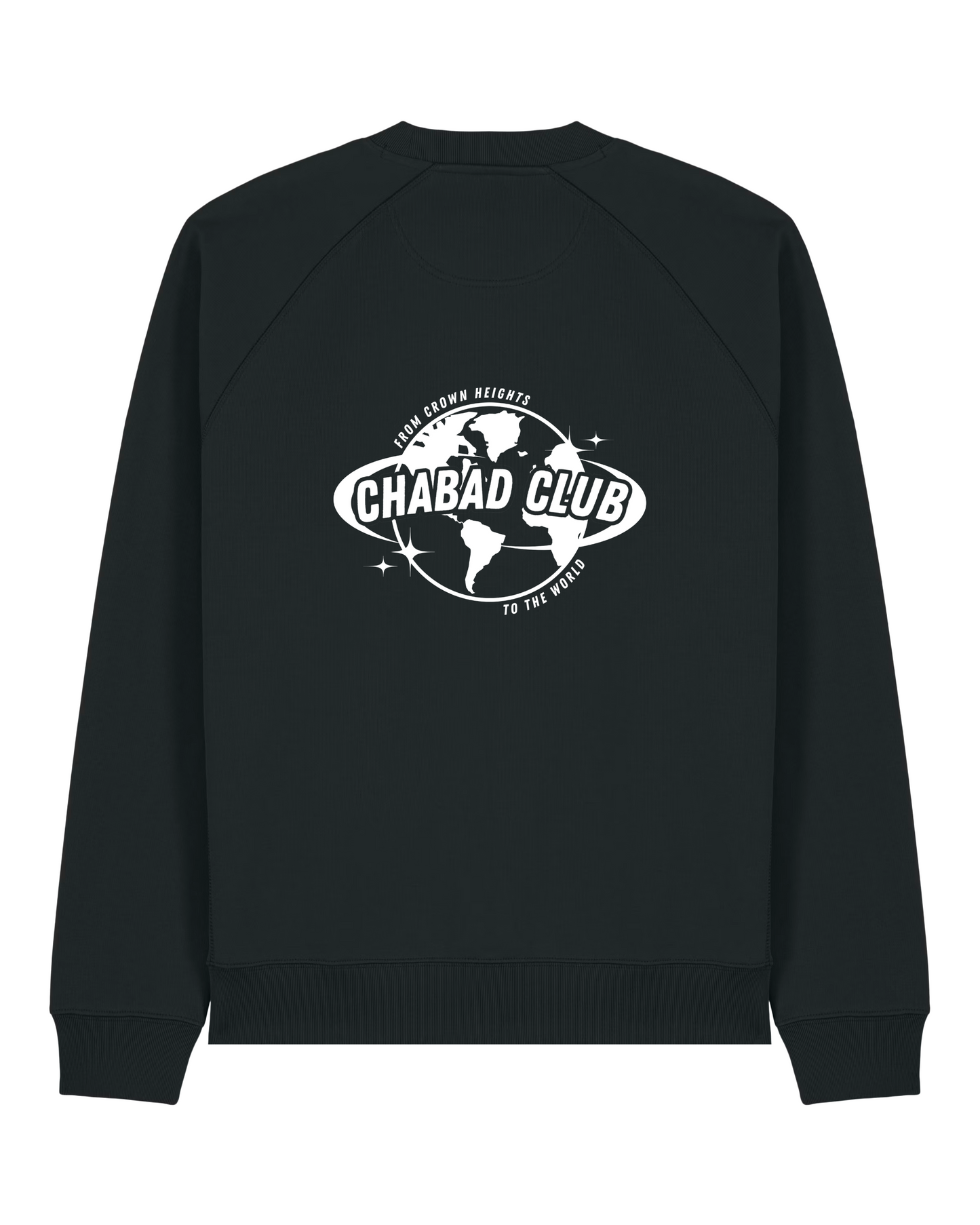 CHABAD CLUB SWEATSHIRT FCHTTW NOIR VERSO