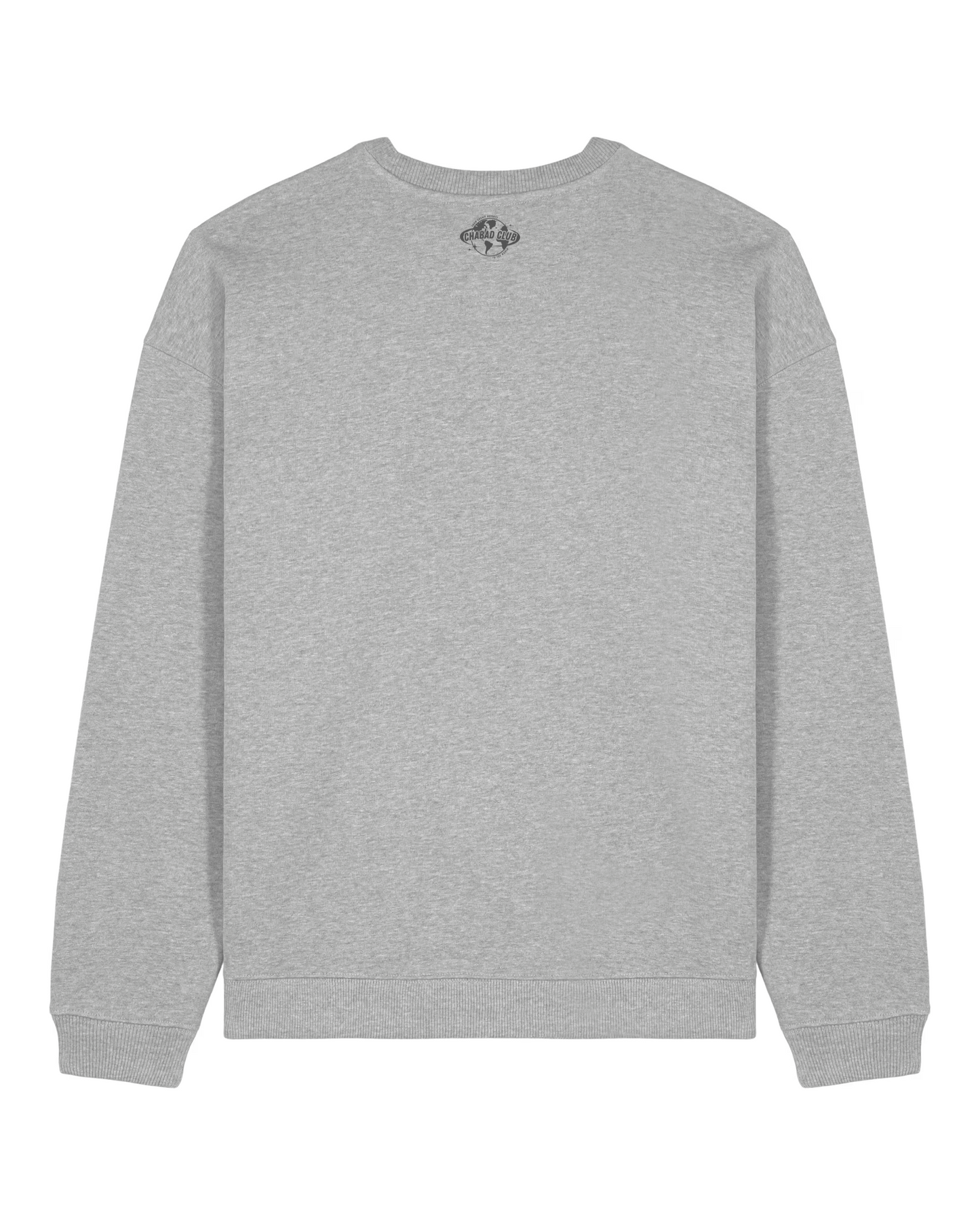 CHABAD CLUB SWEATSHIRT SYNA GRIS VERSO