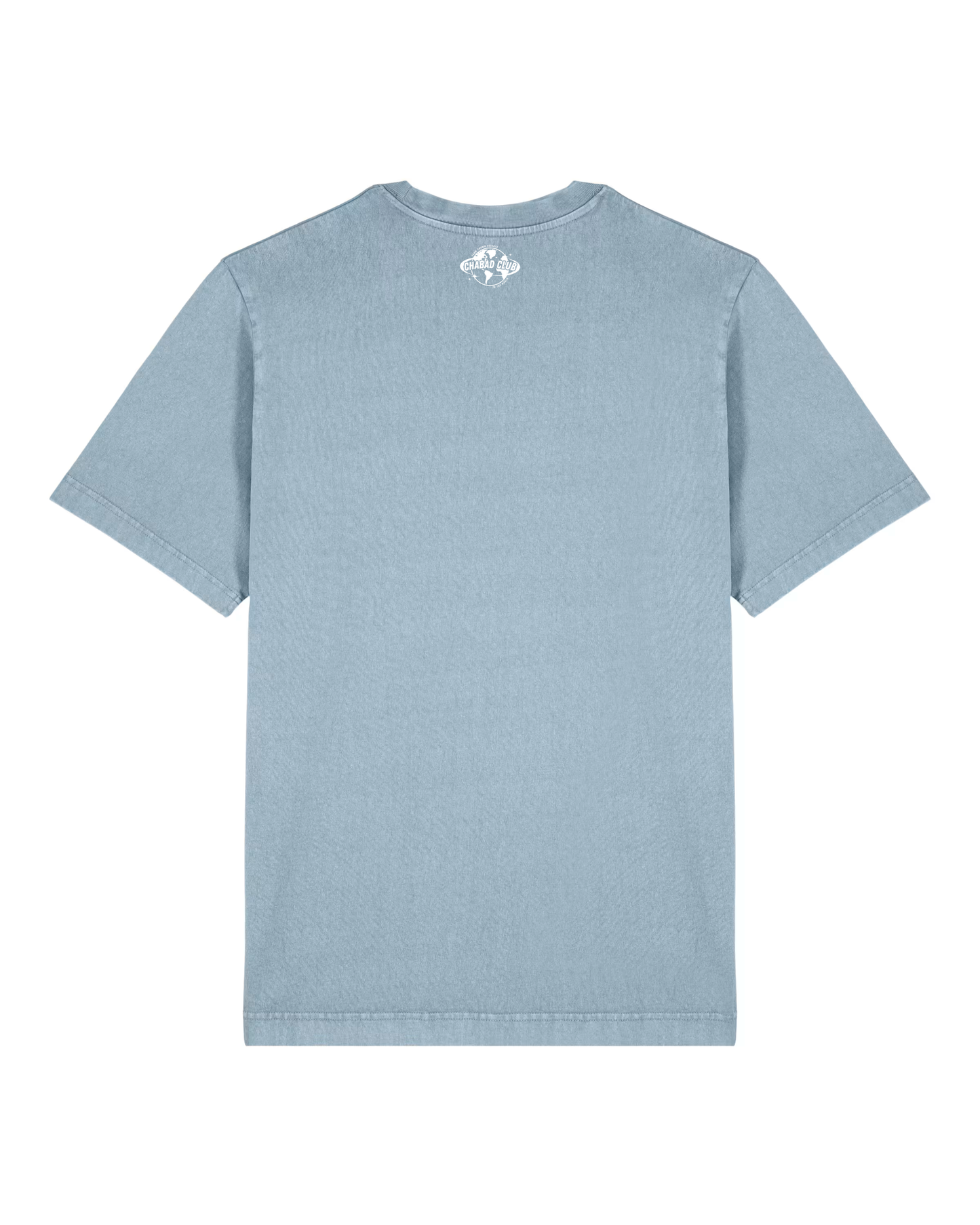 CHABAD CLUB TSHIRT DOLLAR BLEU CIEL VINTAGE VERSO