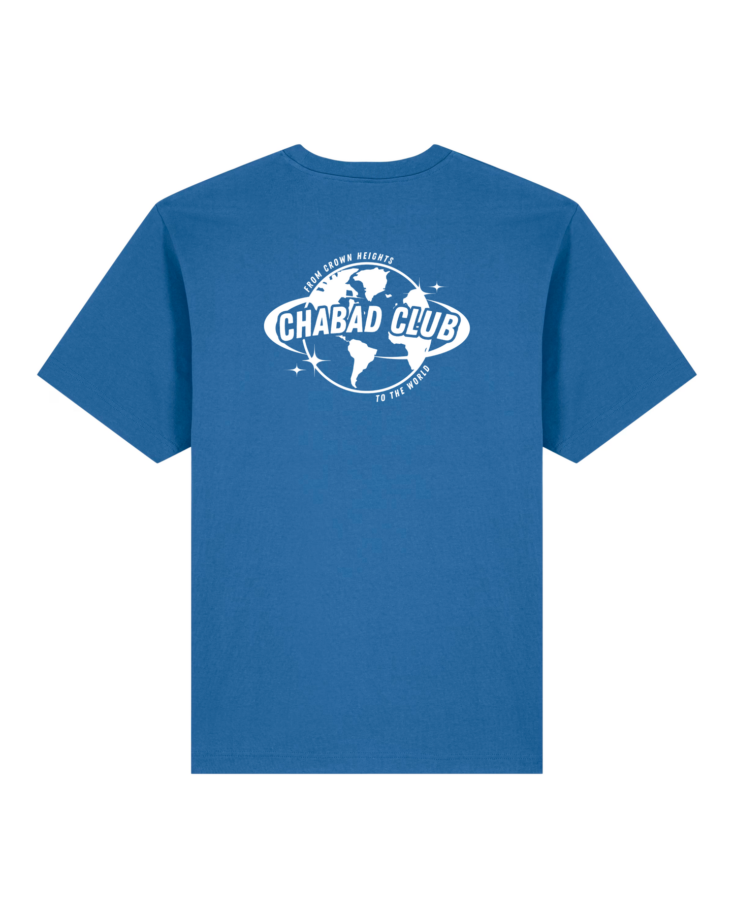 CHABAD CLUB TSHIRT FCHTTW BLEU VERSO