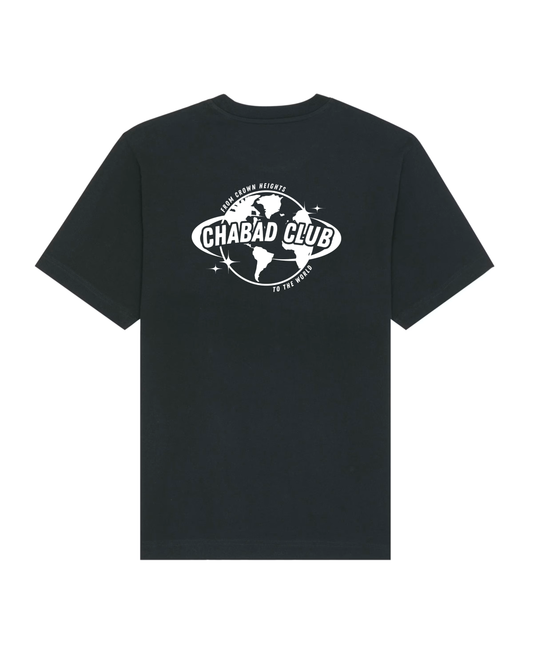 CHABAD CLUB TSHIRT FCHTTW NOIR VERSO