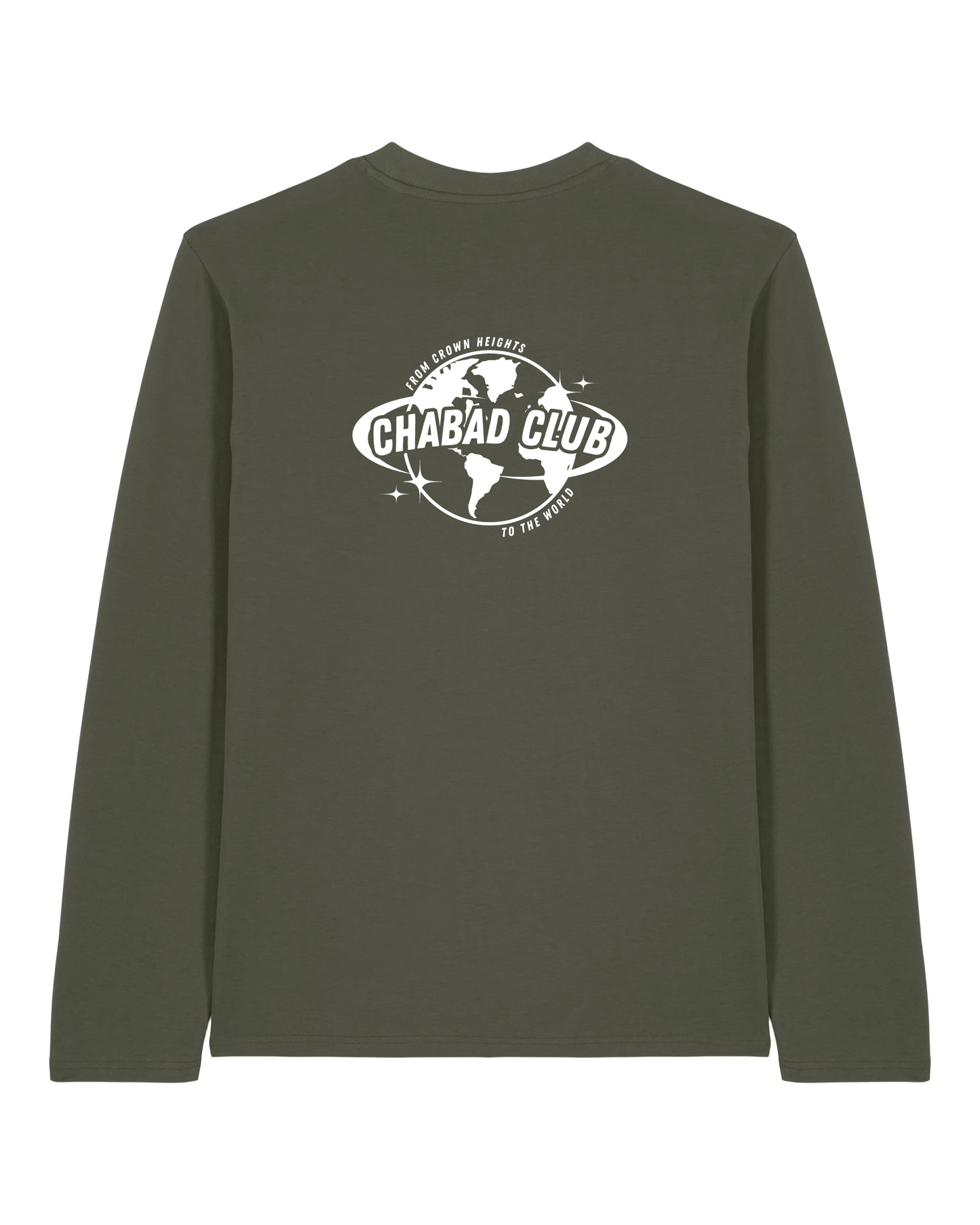 CHABAD CLUB TSHIRT MANCHES LONGUES FCHTTW KHAKI VERSO