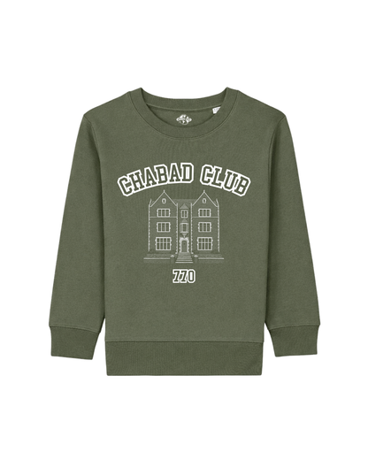 Sweatshirt Enfant Chabad Club 770 Khaki