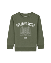 Sweatshirt Enfant Chabad Club 770 Khaki