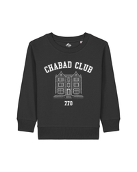 Sweatshirt Enfant Chabad Club 770 Noir