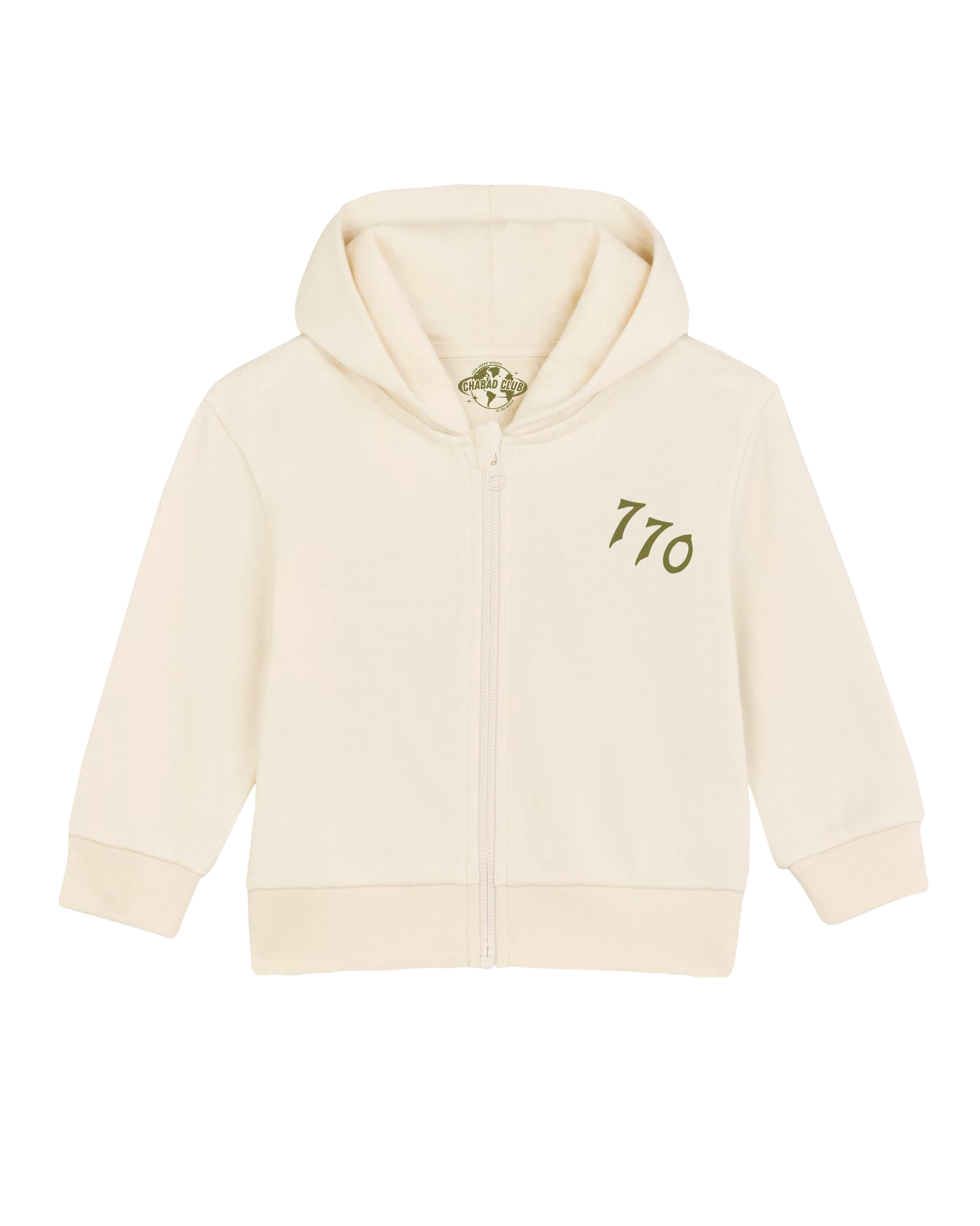 CHABAD CLUB GILET BEBE 770 ECRU RECTO