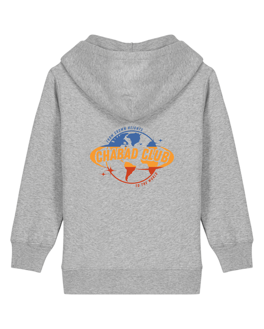 CHABAD CLUB GILET ENFANT 770 GRIS VERSO