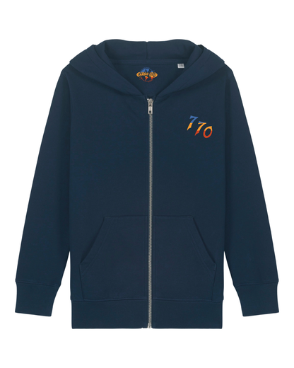 CHABAD CLUB GILET ENFANT 770 NAVY RECTO