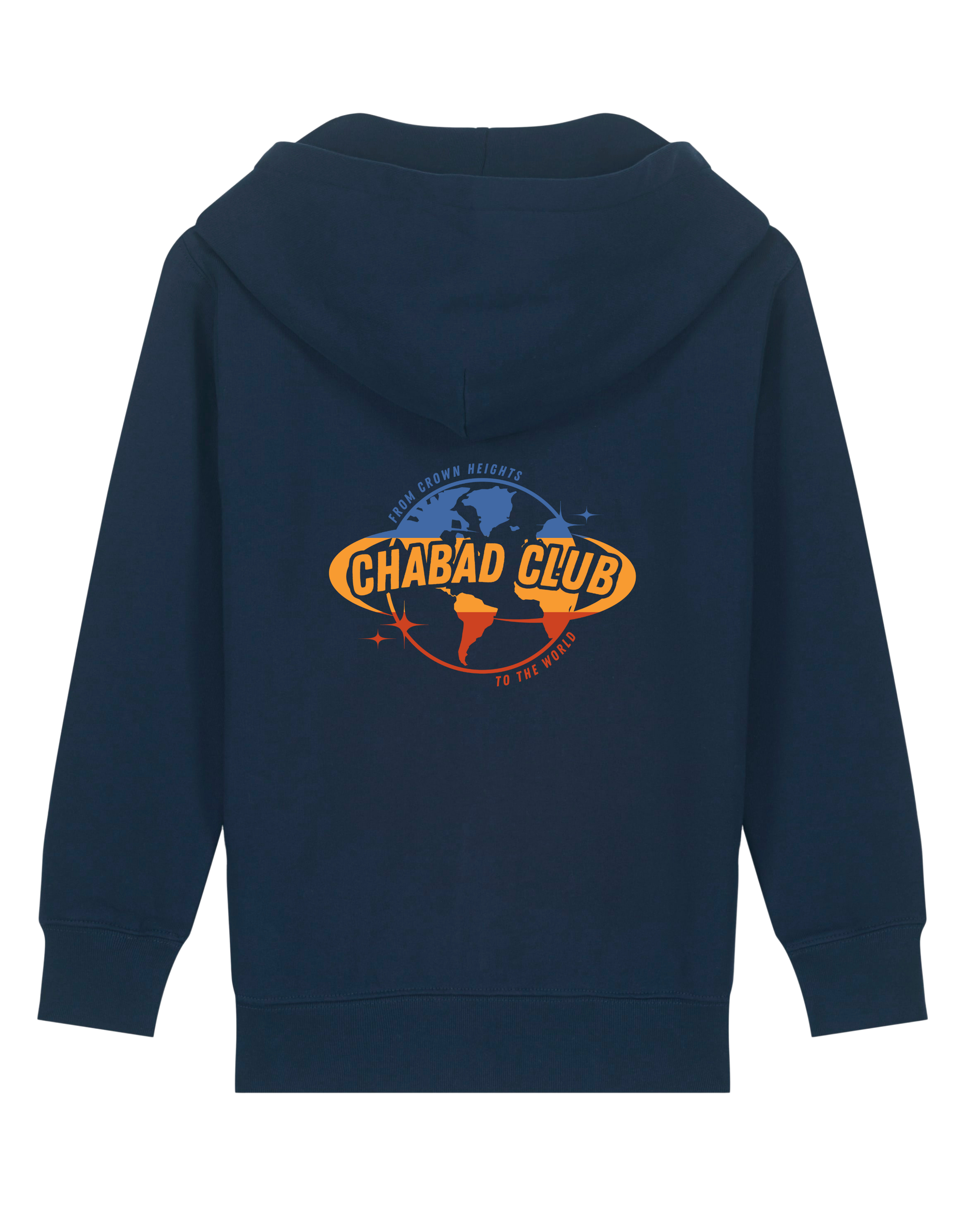 CHABAD CLUB GILET ENFANT 770 NAVY VERSO