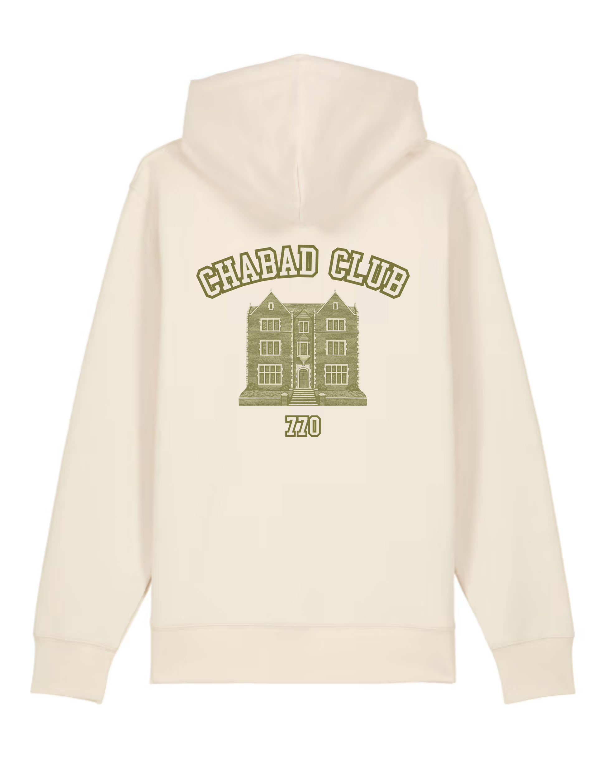 CHABAD CLUB GILET SYNA ECRU VERSO