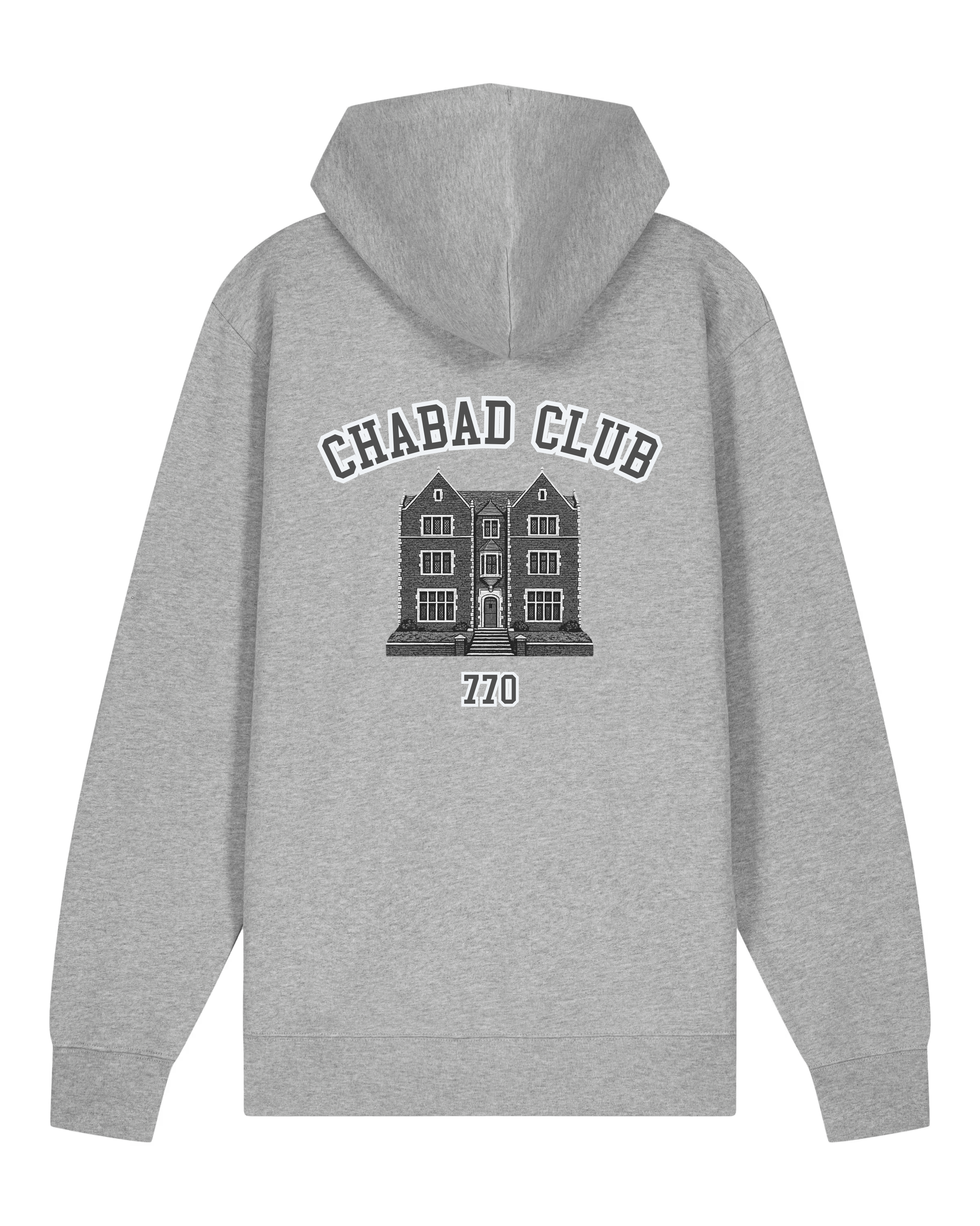 CHABAD CLUB GILET SYNA GRIS VERSO