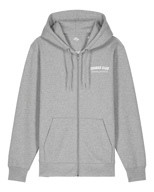 CHABAD CLUB HOODIE FCHTTW GRIS RECTO