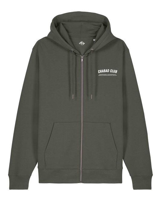 CHABAD CLUB HOODIE FCHTTW KHAKI RECTO