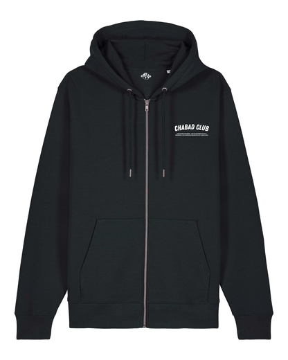 CHABAD CLUB HOODIE FCHTTW NOIR RECTO