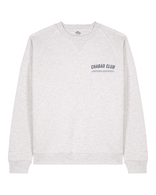CHABAD CLUB SWEATSHIRT FCHTTW GRIS RECTO