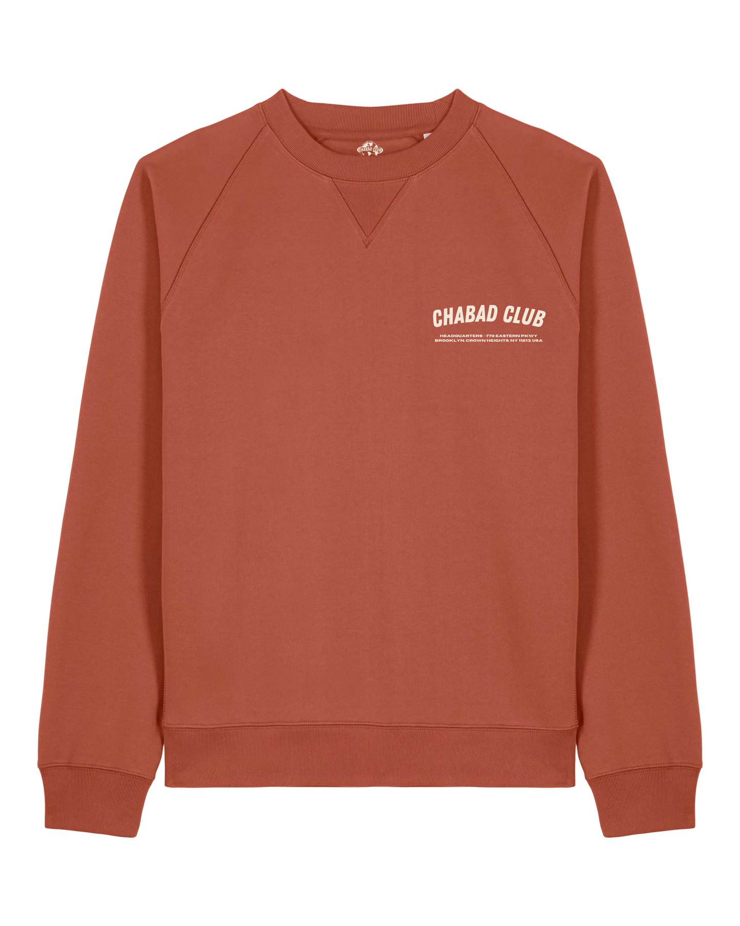 CHABAD CLUB SWEATSHIRT FCHTTW TERRACOTTA RECTO