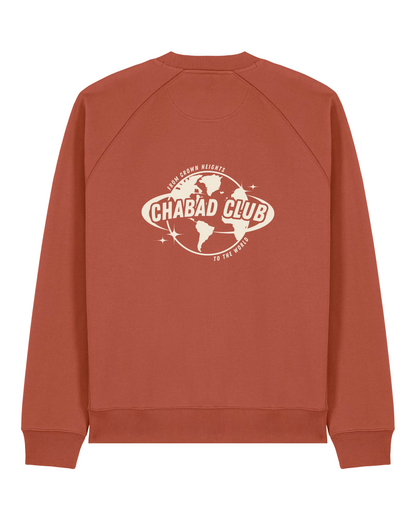 CHABAD CLUB SWEATSHIRT FCHTTW TERRACOTTA VERSO