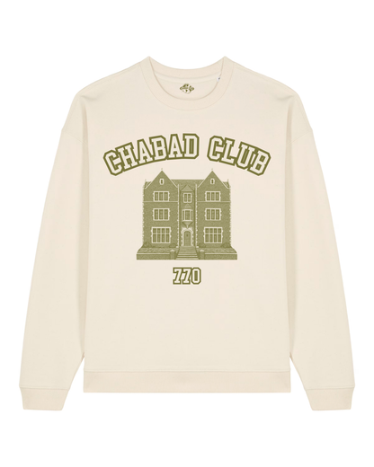 CHABAD CLUB SWEATSHIRT SYNA ECRU RECTO