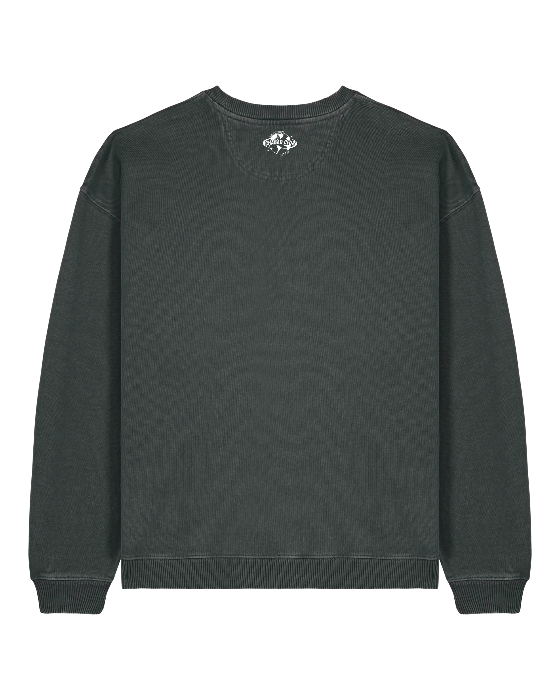 CHABAD CLUB SWEATSHIRT SYNA NOIR VINTAGE VERSO