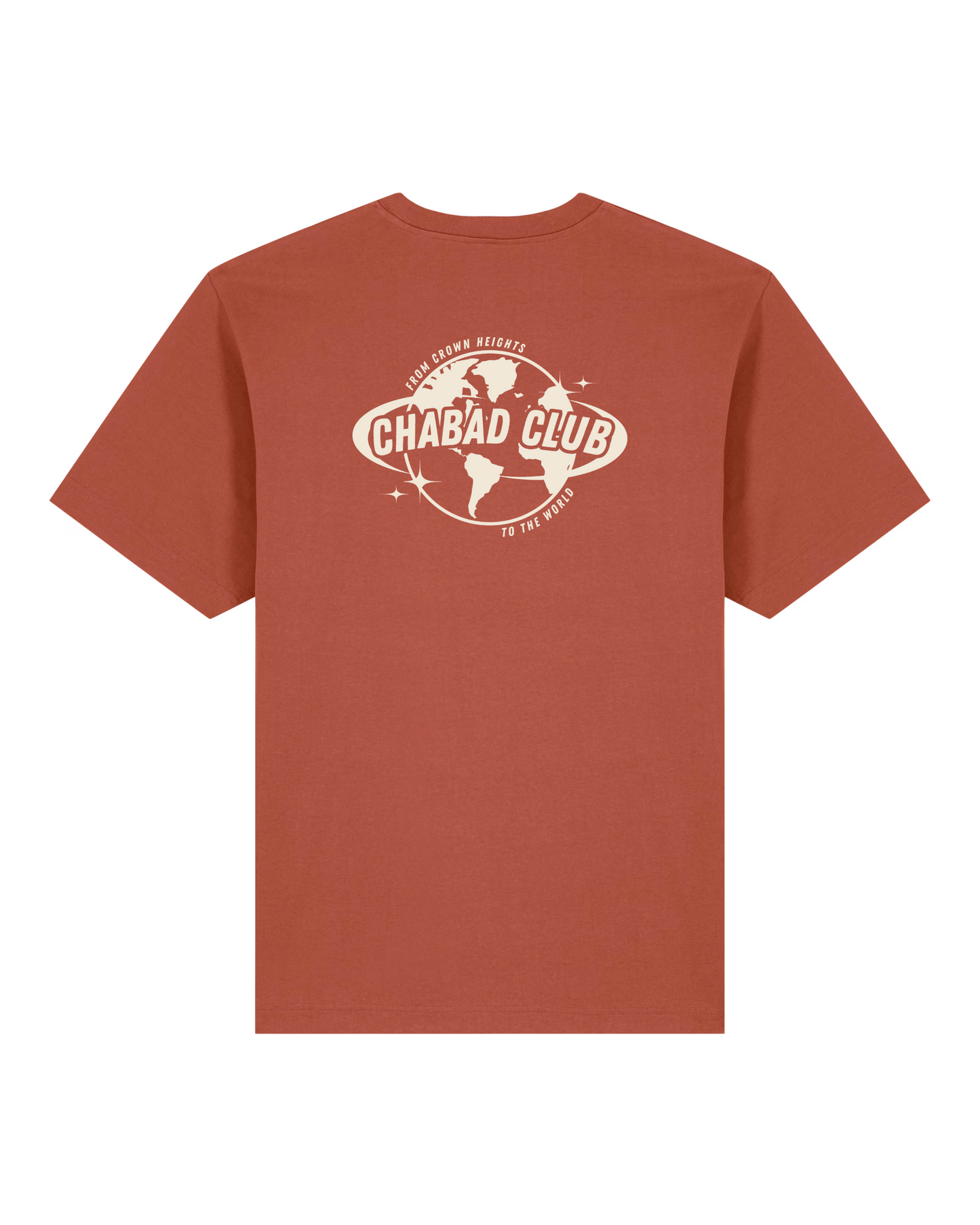CHABAD CLUB TSHIRT 770 TERRACOTTA RECTO