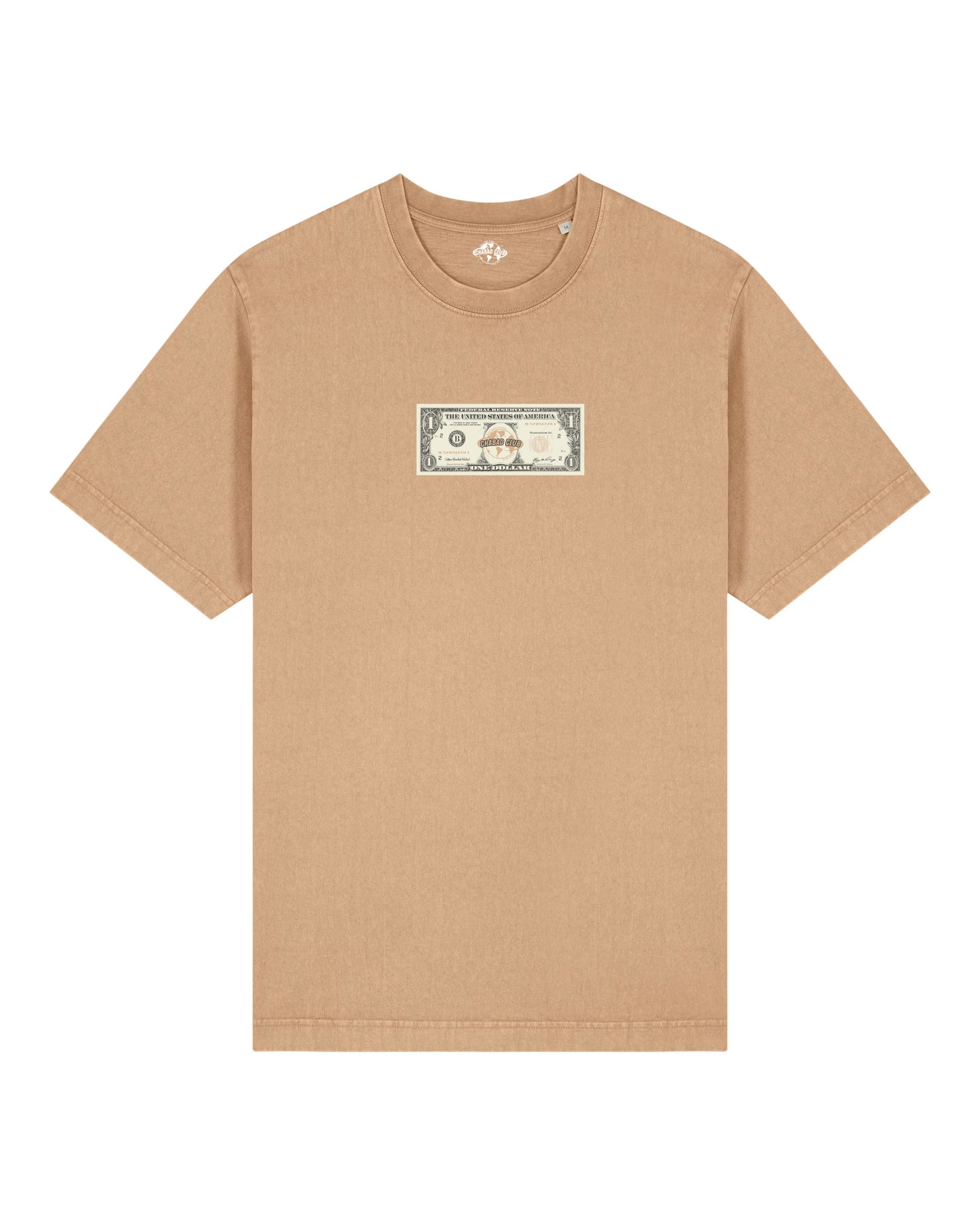 CHABAD CLUB TSHIRT DOLLAR LATTE VINTAGE RECTO