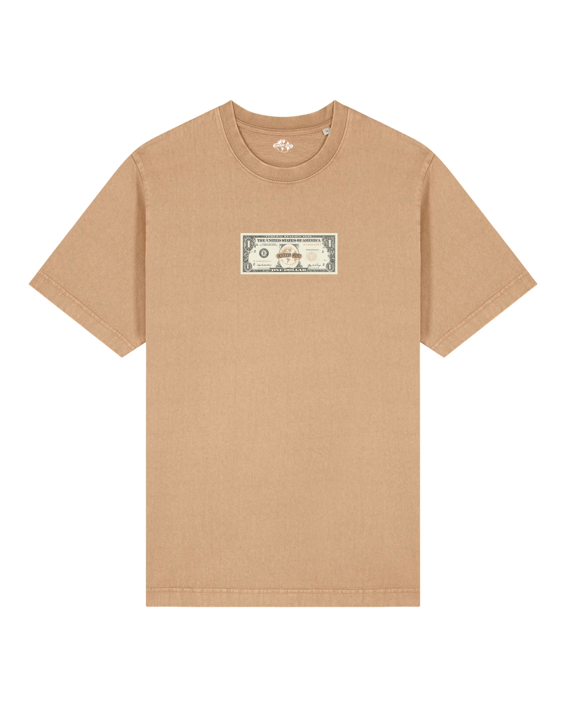 CHABAD CLUB TSHIRT DOLLAR LATTE VINTAGE RECTO
