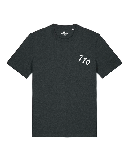 CHABAD CLUB TSHIRT DROIT 770 ANTHRACITE RECTO