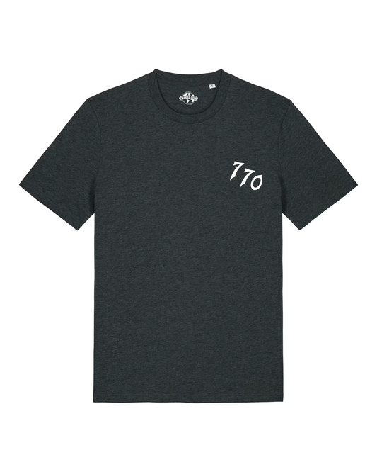 CHABAD CLUB TSHIRT DROIT 770 ANTHRACITE RECTO