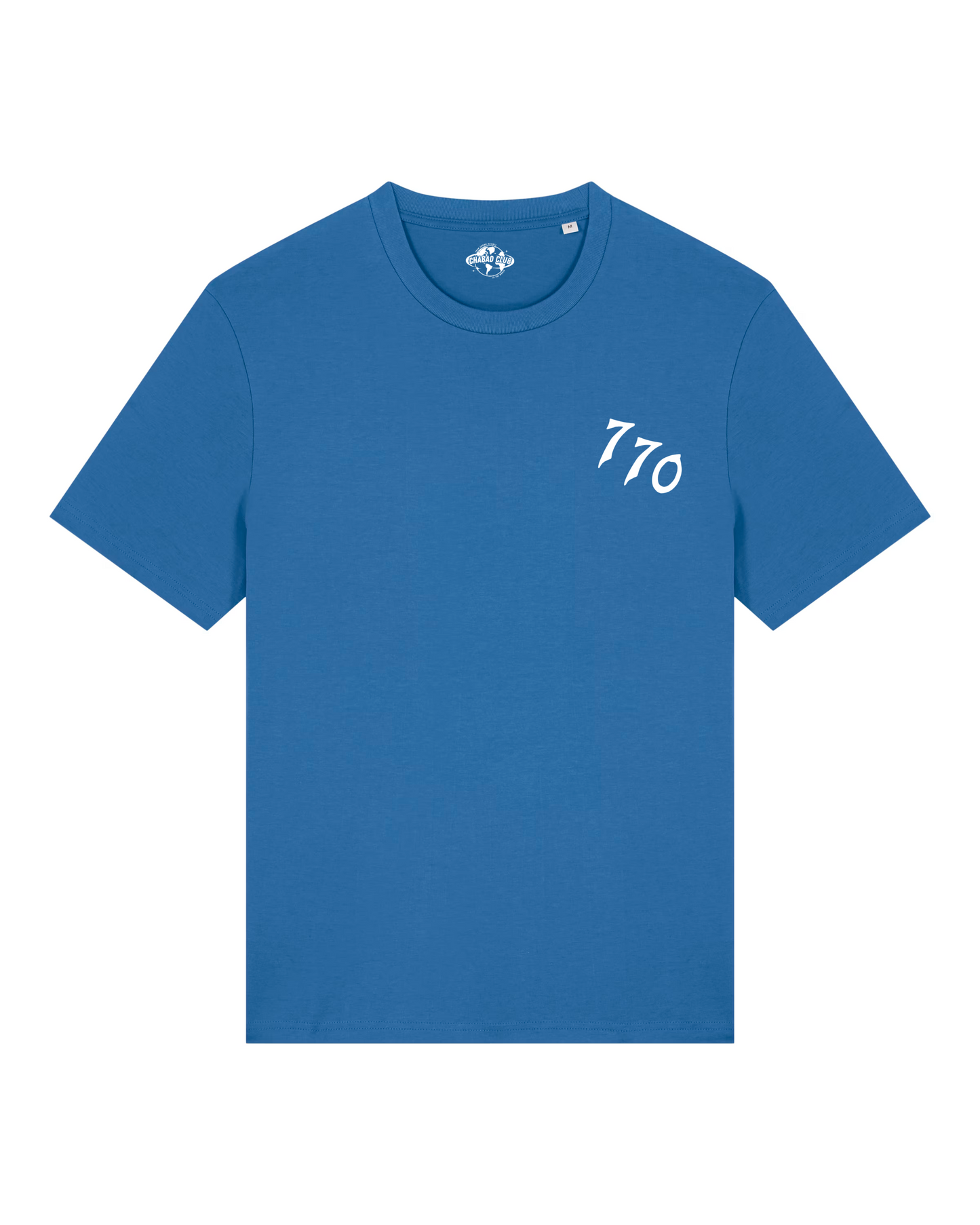 CHABAD_CLUB_TSHIRT_DROIT_770_BLEU_RECTO