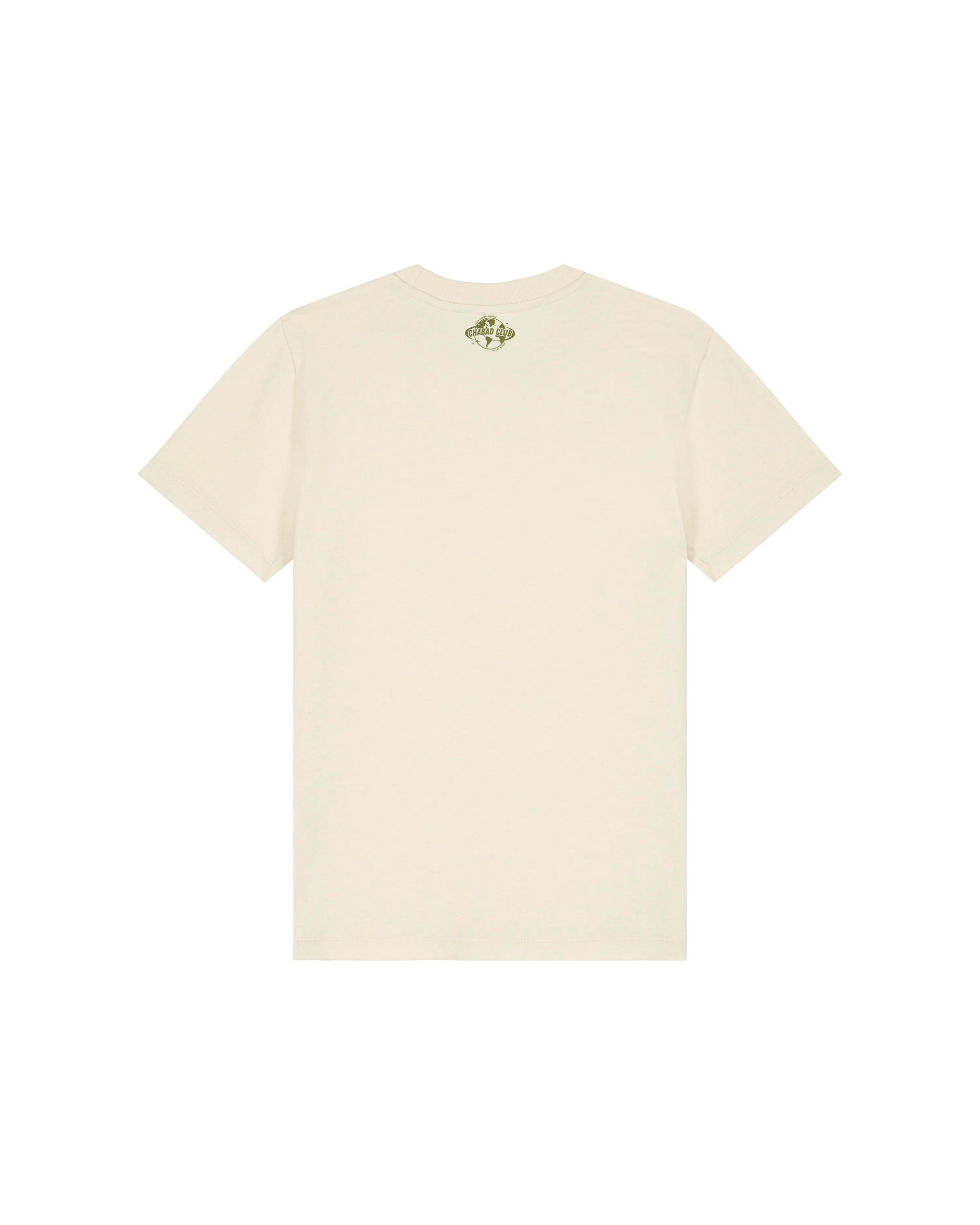 CHABAD CLUB TSHIRT ENFANT 770 ECRU VERSO