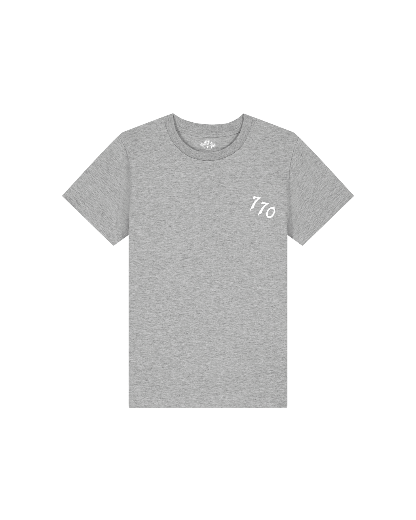 CHABAD CLUB TSHIRT ENFANT 770 GRIS RECTO
