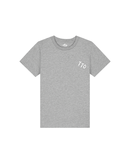 CHABAD CLUB TSHIRT ENFANT 770 GRIS RECTO