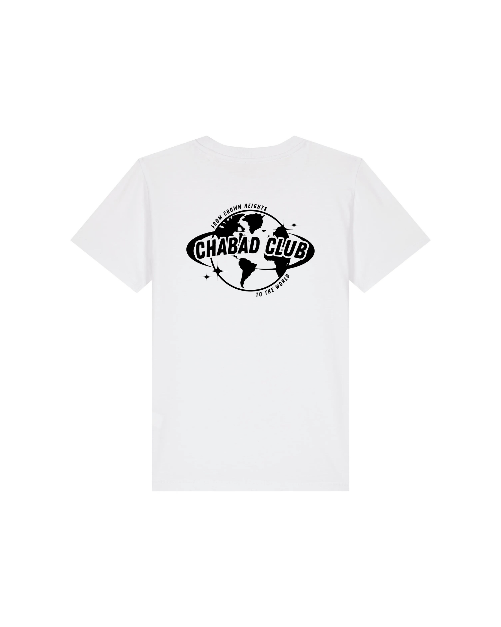 CHABAD CLUB TSHIRT ENFANT FCHTTW BLANC VERSO