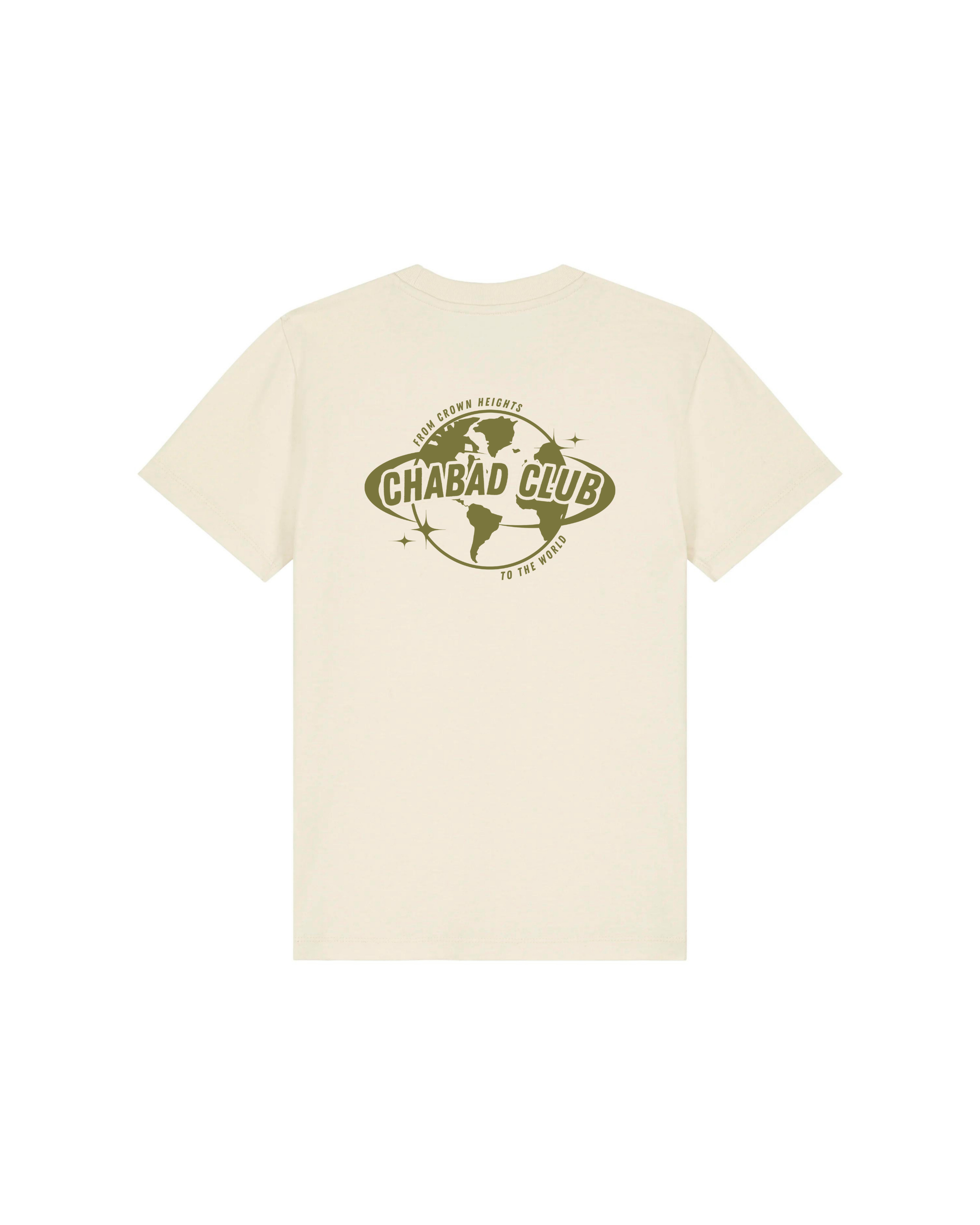 CHABAD CLUB TSHIRT ENFANT FCHTTW ECRU VERSO