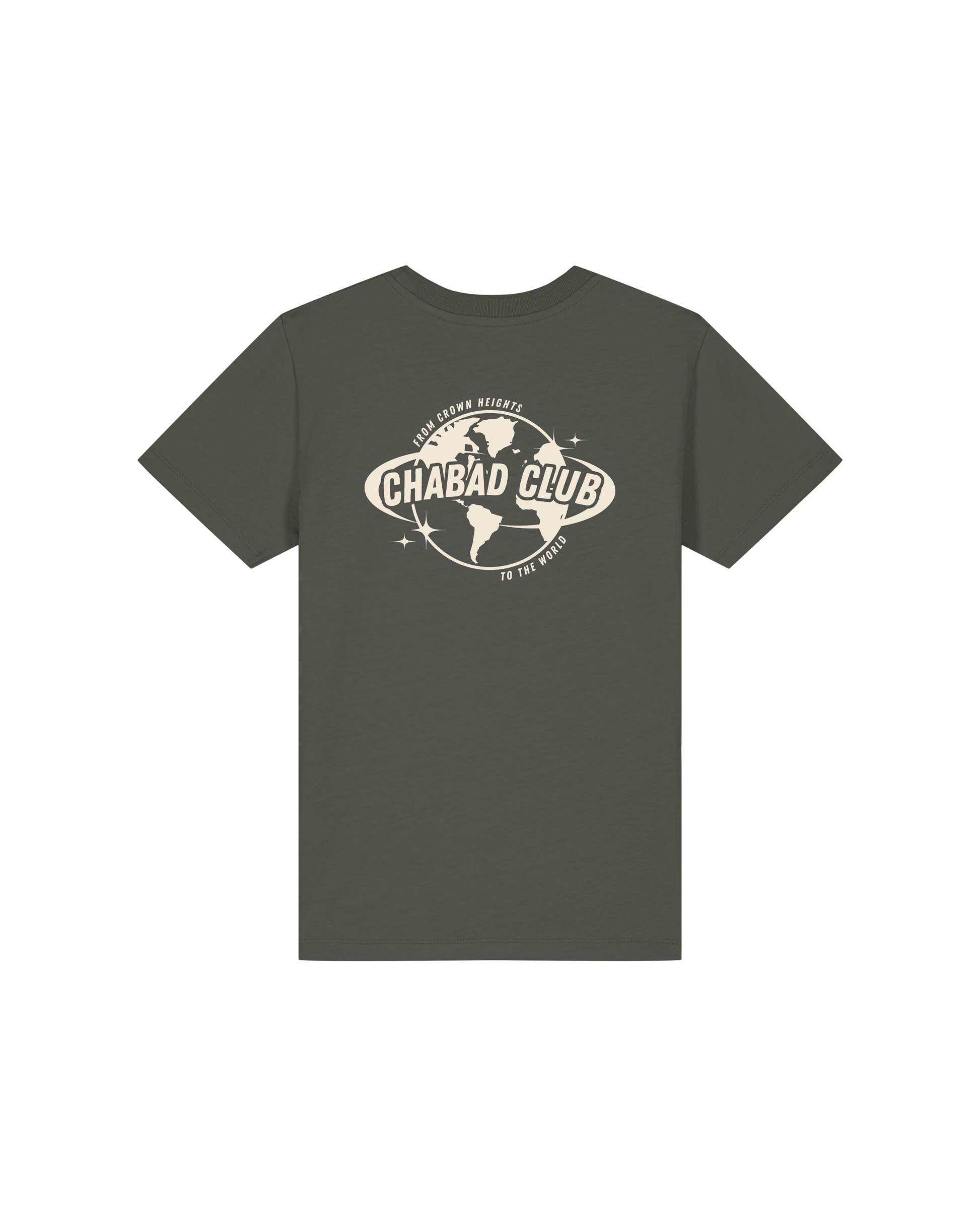 CHABAD CLUB TSHIRT ENFANT FCHTTW KHAKI VERSO