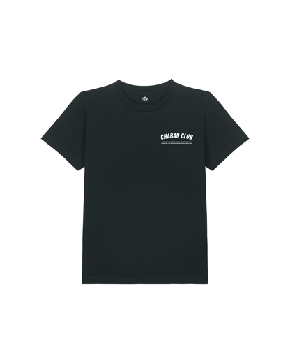 CHABAD CLUB TSHIRT ENFANT FCHTTW NOIR RECTO
