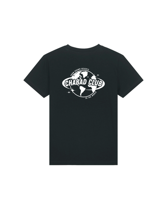 CHABAD CLUB TSHIRT ENFANT FCHTTW NOIR VERSO