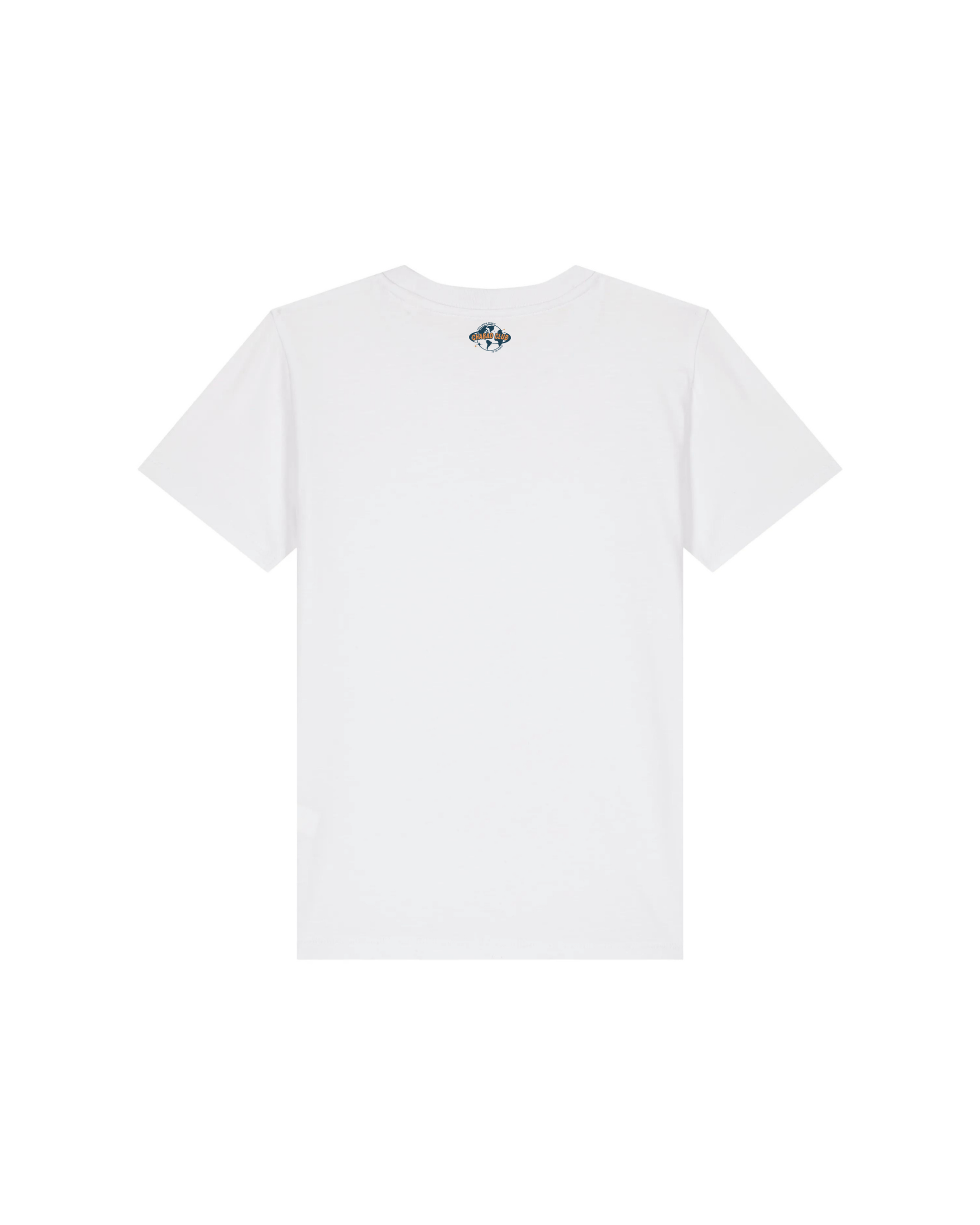 CHABAD CLUB TSHIRT ENFANT SYNA BLANC VERSO