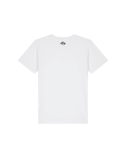 CHABAD CLUB TSHIRT ENFANT SYNA BLANC VERSO