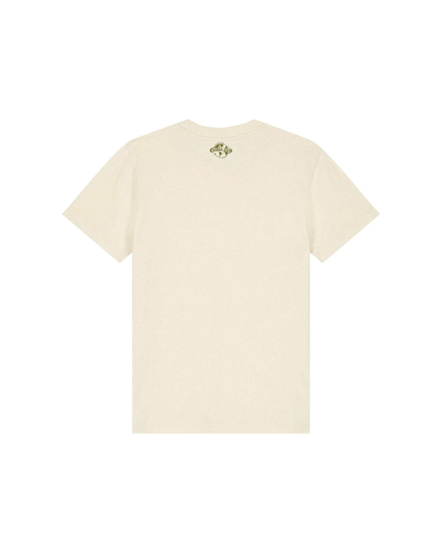 CHABAD CLUB TSHIRT ENFANT SYNA ECRU VERSO