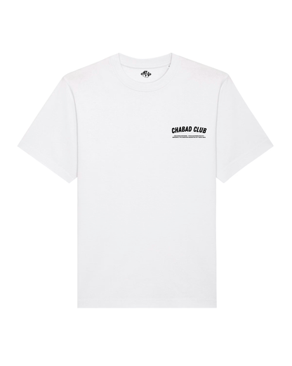 CHABAD CLUB TSHIRT FCHTTW BLANC RECTO