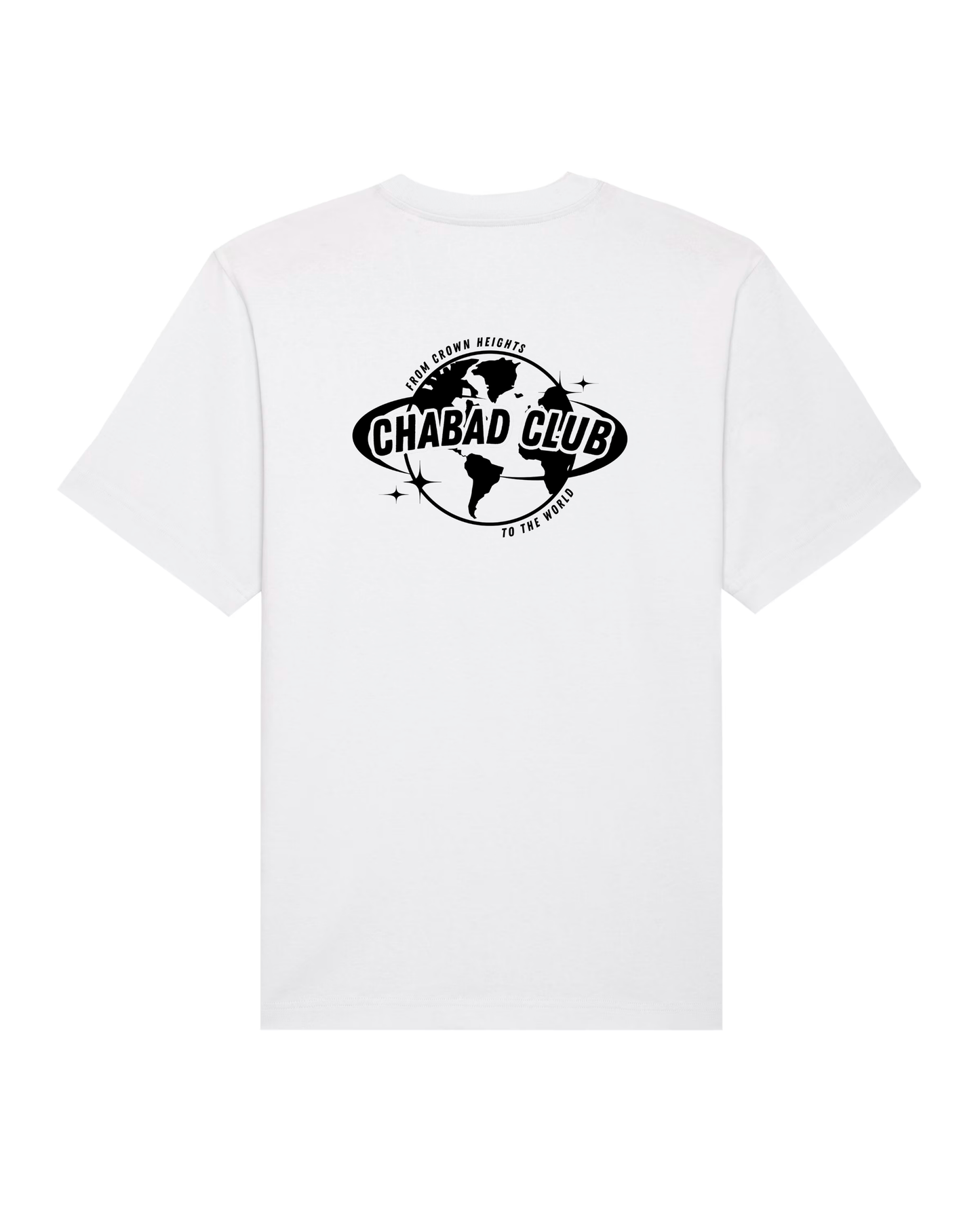 CHABAD CLUB TSHIRT FCHTTW BLANC VERSO