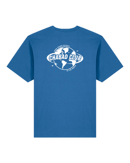 CHABAD CLUB TSHIRT FCHTTW BLEU VERSO