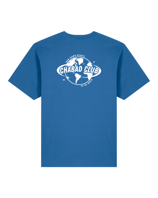 CHABAD CLUB TSHIRT FCHTTW BLEU VERSO
