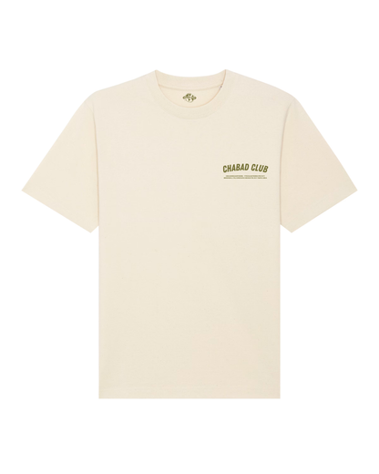 CHABAD CLUB TSHIRT FCHTTW ECRU RECTO