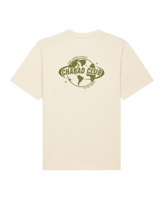 CHABAD CLUB TSHIRT FCHTTW ECRU VERSO
