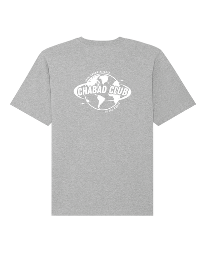 CHABAD CLUB TSHIRT FCHTTW GRIS VERSO
