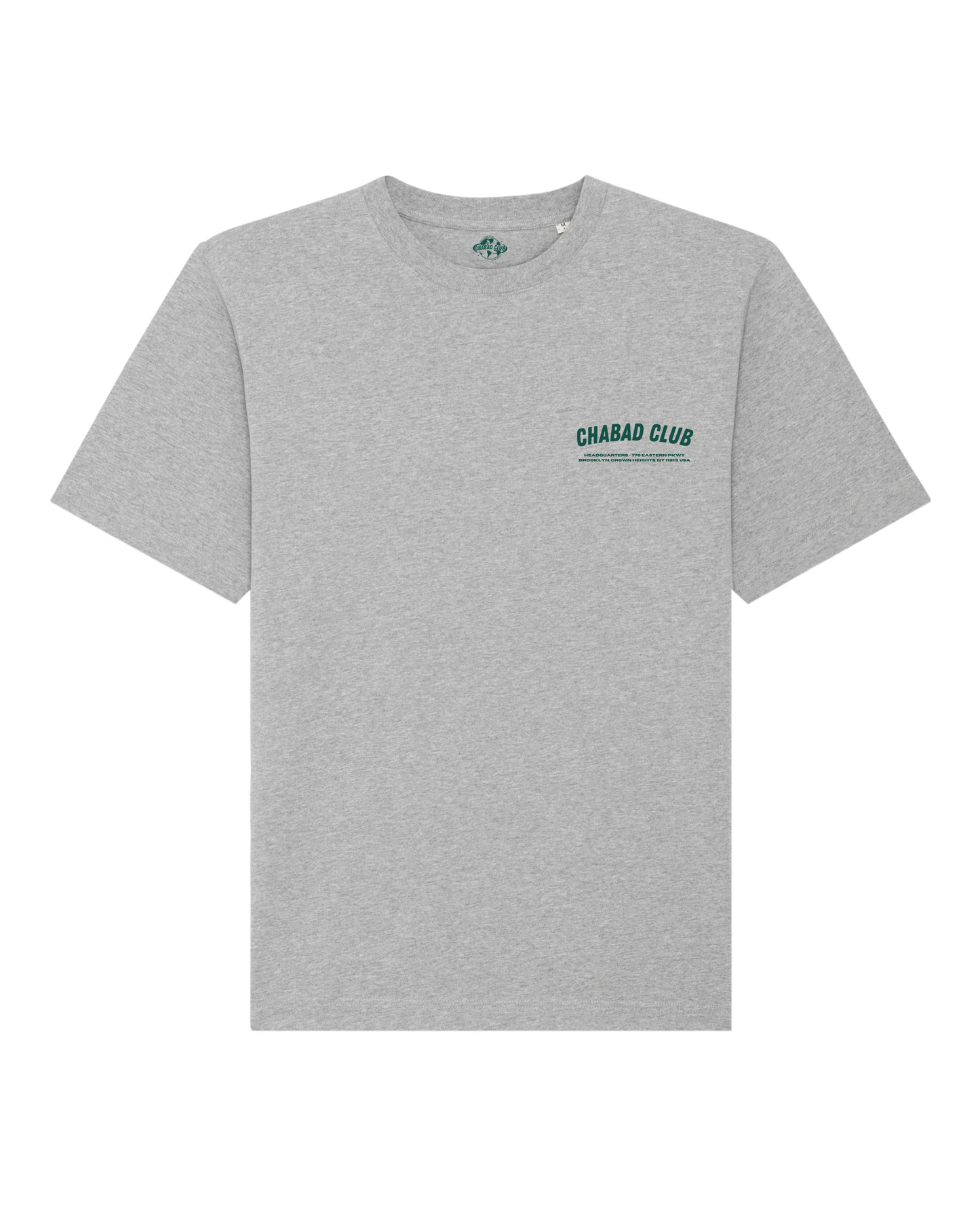 CHABAD CLUB TSHIRT FCHTTW GRIS RECTO