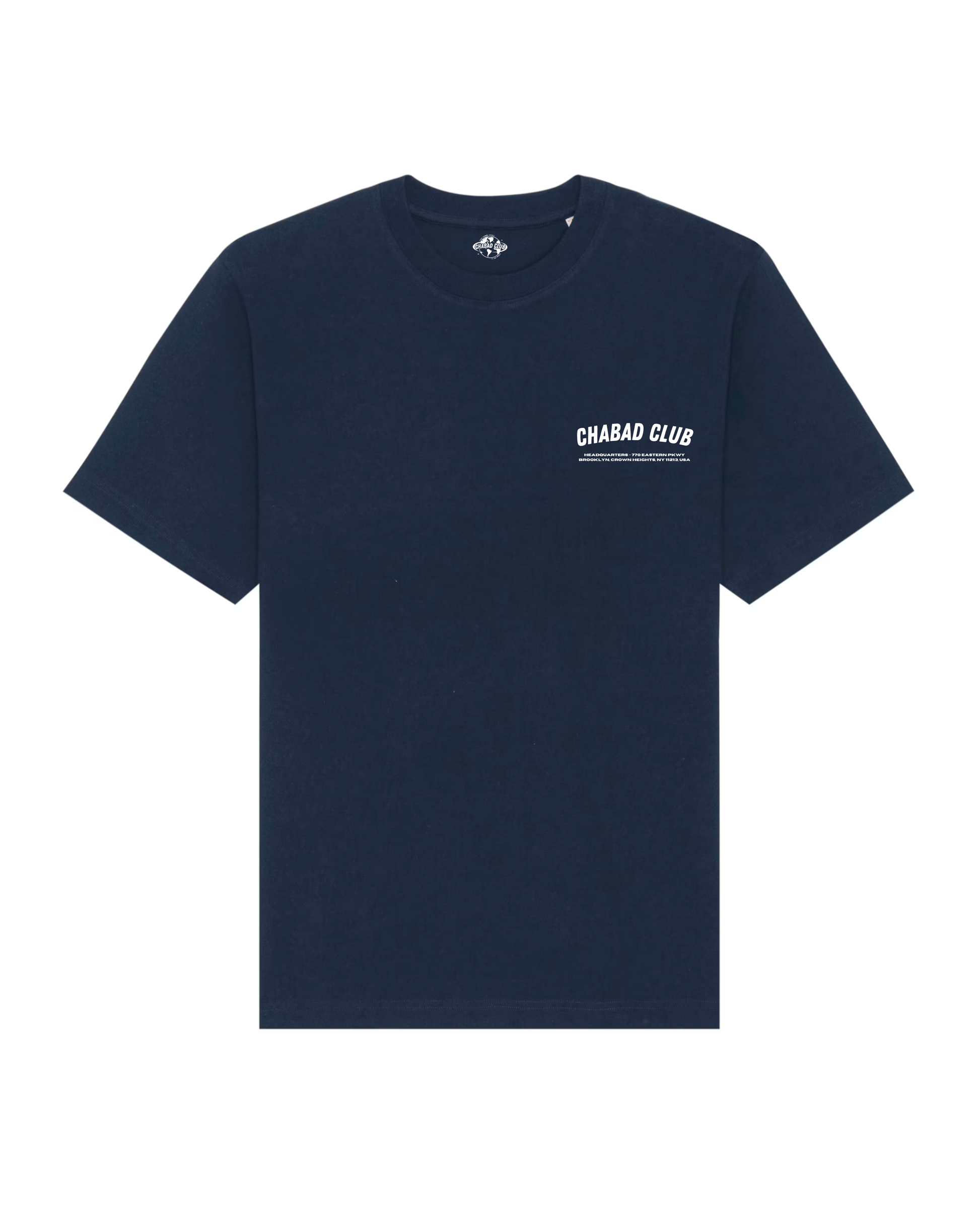CHABAD CLUB TSHIRT FCHTTW NAVY RECTO